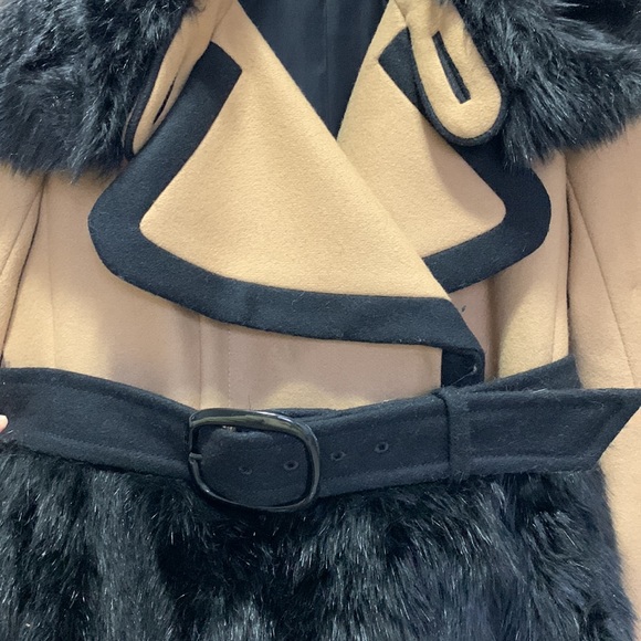 Juicy Couture Woman’s Faux Fur Wool Coat - Picture 3 of 10